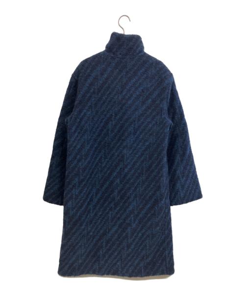 missoni（ミッソーニ）missoni (ミッソーニ) ロングコート ネイビー サイズ:42の古着・服飾アイテム