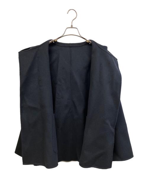 GALERIE VIE（ギャルリーヴィー）GALERIE VIE (ギャルリーヴィー) フーデッドコート ネイビー サイズ:FREEの古着・服飾アイテム