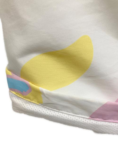A BATHING APE（アベイシングエイプ）A BATHING APE (アベイシングエイプ) ハーフパンツ ホワイト×イエロー サイズ:Mの古着・服飾アイテム