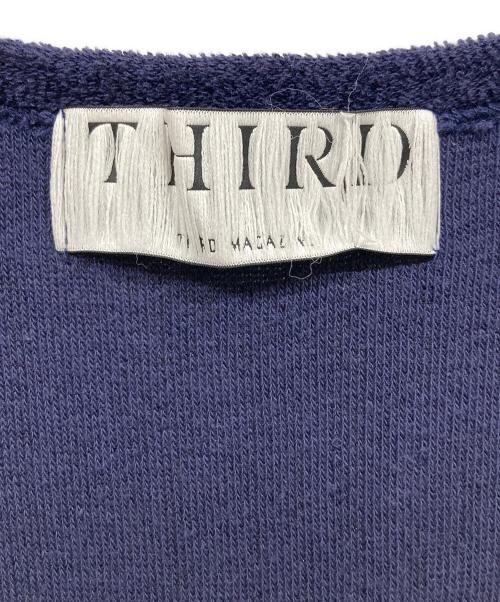 THIRD MAGAZINE（サードマガジン）THIRD MAGAZINE (サードマガジン) ノースリーブ・キャミソールワンピース ネイビー サイズ:Freeの古着・服飾アイテム