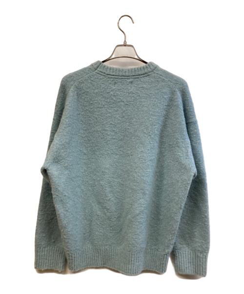 FRED PERRY（フレッドペリー）FRED PERRY (フレッドペリー) 厚手ニット スカイブルー サイズ:Lの古着・服飾アイテム