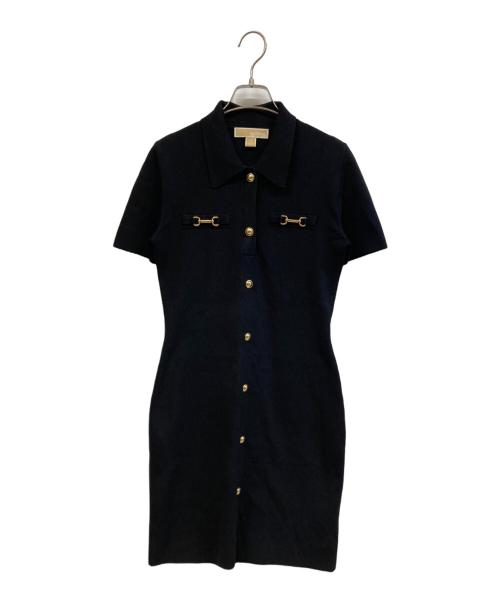 MICHAEL KORS（マイケルコース）MICHAEL KORS (マイケルコース) 半袖ワンピース ブラック サイズ:Sの古着・服飾アイテム