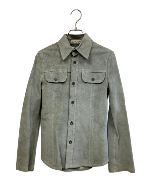 KYOUICHI FUJITA（キョウイチ フジタ）KYOUICHI FUJITA (キョウイチ フジタ) レザージャケット グリーン サイズ:FREEの古着・服飾アイテム