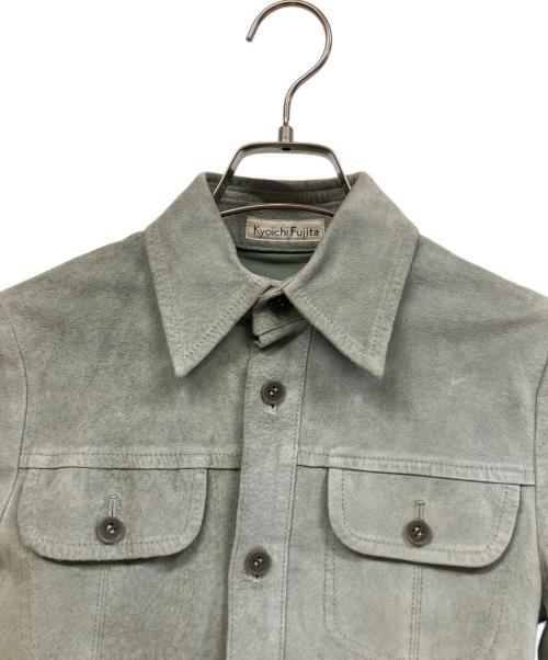 KYOUICHI FUJITA（キョウイチ フジタ）KYOUICHI FUJITA (キョウイチ フジタ) レザージャケット グリーン サイズ:FREEの古着・服飾アイテム