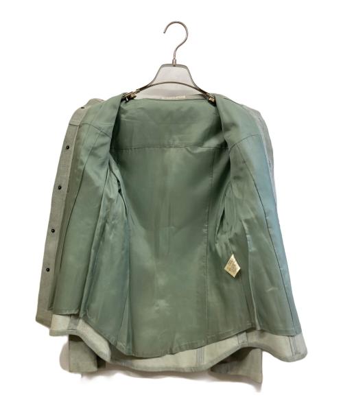 KYOUICHI FUJITA（キョウイチ フジタ）KYOUICHI FUJITA (キョウイチ フジタ) レザージャケット グリーン サイズ:FREEの古着・服飾アイテム
