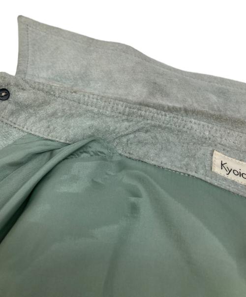 KYOUICHI FUJITA（キョウイチ フジタ）KYOUICHI FUJITA (キョウイチ フジタ) レザージャケット グリーン サイズ:FREEの古着・服飾アイテム