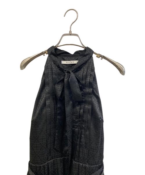 Estella.K（エステラケー）Estella.K (エステラケー) ノースリーブ・キャミソールワンピース ブラック サイズ:FREEの古着・服飾アイテム