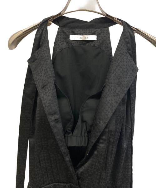 Estella.K（エステラケー）Estella.K (エステラケー) ノースリーブ・キャミソールワンピース ブラック サイズ:FREEの古着・服飾アイテム