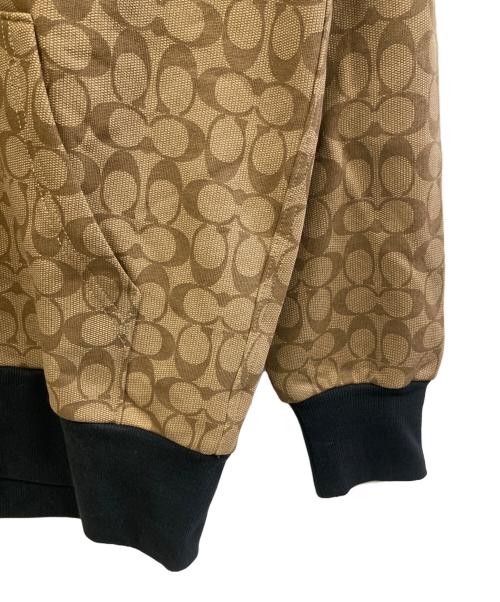 COACH（コーチ）COACH (コーチ) ジップパーカー ベージュ サイズ:XSの古着・服飾アイテム