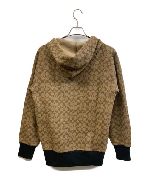 COACH（コーチ）COACH (コーチ) ジップパーカー ベージュ サイズ:XSの古着・服飾アイテム