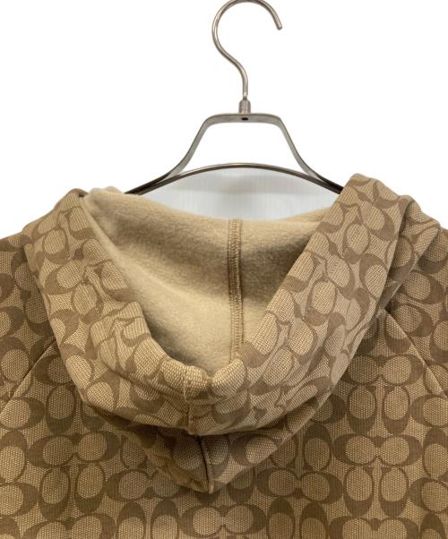 COACH（コーチ）COACH (コーチ) ジップパーカー ベージュ サイズ:XSの古着・服飾アイテム