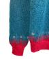 Hysteric Glamour (ヒステリックグラマー) 厚手ニット ブルー×レッド サイズ:FREE：7000円