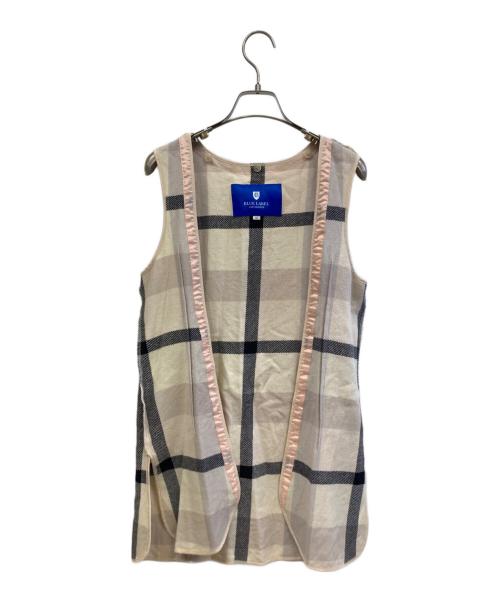 BLUE LABEL CRESTBRIDGE（ブルーレーベルクレストブリッジ）BLUE LABEL CRESTBRIDGE (ブルーレーベルクレストブリッジ) ライナー付コート ピンク サイズ:38の古着・服飾アイテム