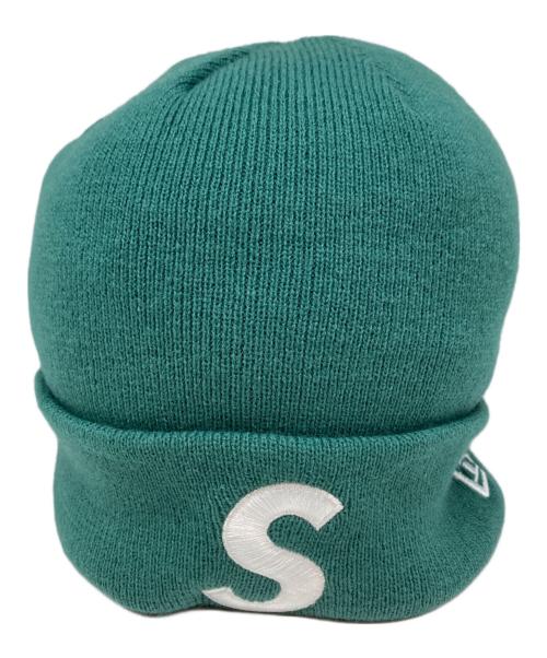 SUPREME（シュプリーム）SUPREME (シュプリーム) New Era (ニューエラ) S LOGO BEANIE　帽子 グリーンの古着・服飾アイテム