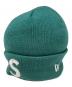 SUPREME（シュプリーム）の古着「S LOGO BEANIE　帽子」｜グリーン