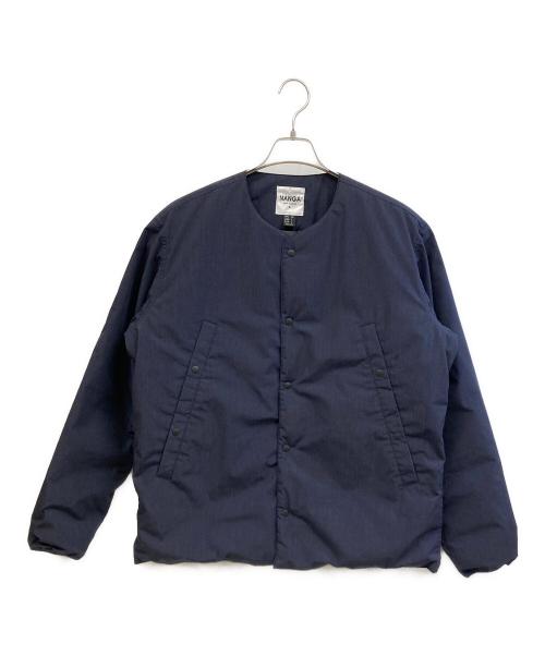 NANGA（ナンガ）NANGA (ナンガ) ノーカラーダウンジャケット ネイビー サイズ:XLの古着・服飾アイテム
