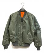 ALPHAアルファ）の古着「フライトジャケット」｜グリーン