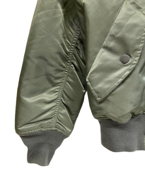 ALPHA（アルファ）ALPHA (アルファ) フライトジャケット グリーン サイズ:Mの古着・服飾アイテム