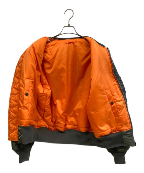 ALPHA（アルファ）ALPHA (アルファ) フライトジャケット グリーン サイズ:Mの古着・服飾アイテム