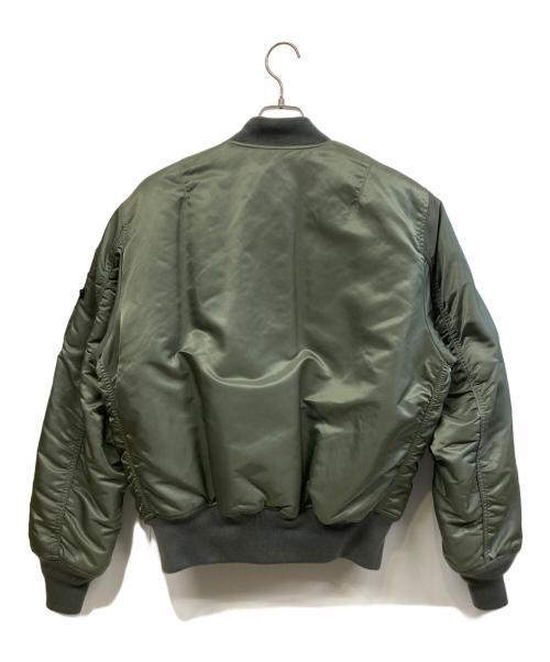 ALPHA（アルファ）ALPHA (アルファ) フライトジャケット グリーン サイズ:Mの古着・服飾アイテム