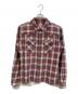 FLAT HEAD（フラット ヘッド）の古着「長袖シャツ」｜レッド×ブルー