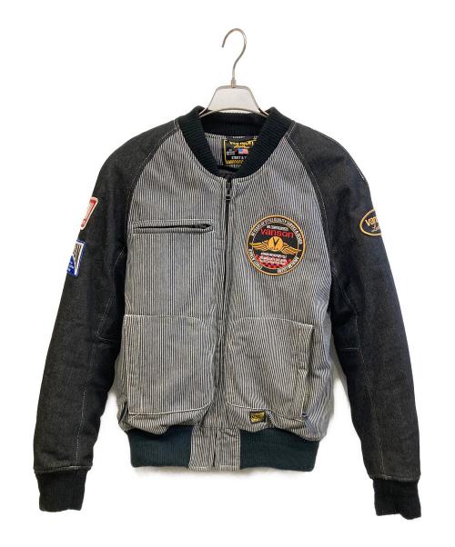VANSON（バンソン）VANSON (バンソン) ブルゾン ブラック サイズ:Lの古着・服飾アイテム