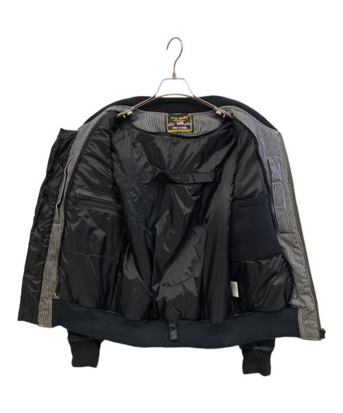 VANSON（バンソン）VANSON (バンソン) ブルゾン ブラック サイズ:Lの古着・服飾アイテム