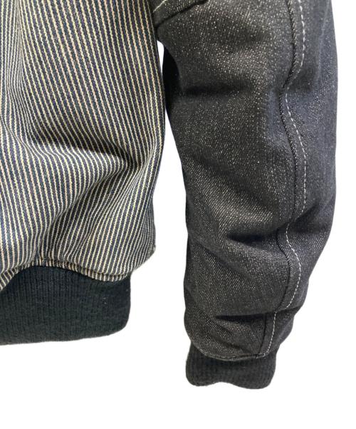 VANSON（バンソン）VANSON (バンソン) ブルゾン ブラック サイズ:Lの古着・服飾アイテム