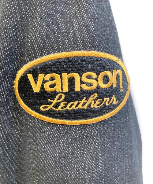 VANSON（バンソン）VANSON (バンソン) ブルゾン ブラック サイズ:Lの古着・服飾アイテム