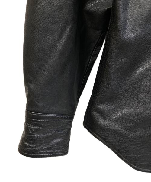 Wrangler（ラングラー）Wrangler (ラングラー) レザージャケット ブラック サイズ:Mの古着・服飾アイテム