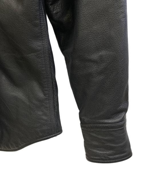 Wrangler（ラングラー）Wrangler (ラングラー) レザージャケット ブラック サイズ:Mの古着・服飾アイテム