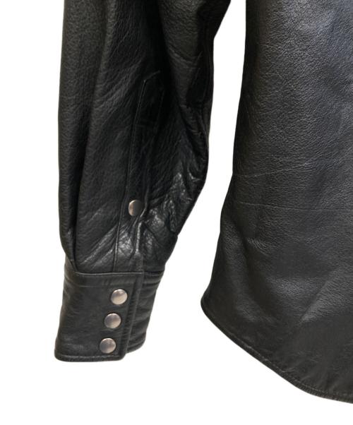 Wrangler（ラングラー）Wrangler (ラングラー) レザージャケット ブラック サイズ:Mの古着・服飾アイテム