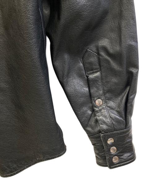 Wrangler（ラングラー）Wrangler (ラングラー) レザージャケット ブラック サイズ:Mの古着・服飾アイテム