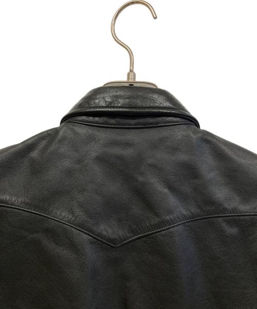 Wrangler（ラングラー）Wrangler (ラングラー) レザージャケット ブラック サイズ:Mの古着・服飾アイテム