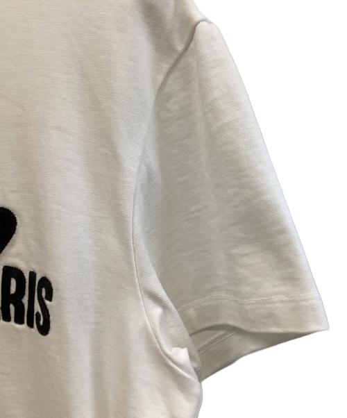 AMI PARIS（アミ パリス）AMI PARIS (アミ パリス) 半袖カットソー ホワイト サイズ:Sの古着・服飾アイテム