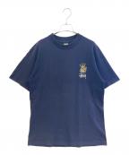 stussyステューシー）の古着「半袖Tシャツ」｜ネイビー