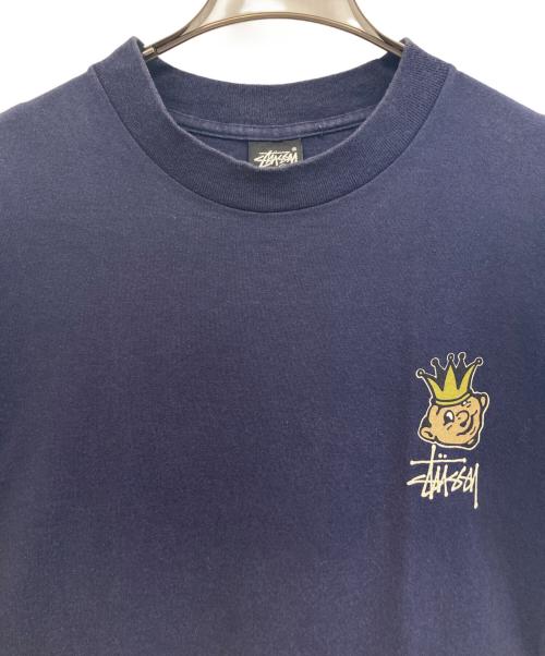 stussy（ステューシー）stussy (ステューシー) 半袖Tシャツ ネイビー サイズ:Ｌの古着・服飾アイテム