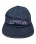 SUPREME (シュプリーム) キャップ ネイビー：8000円