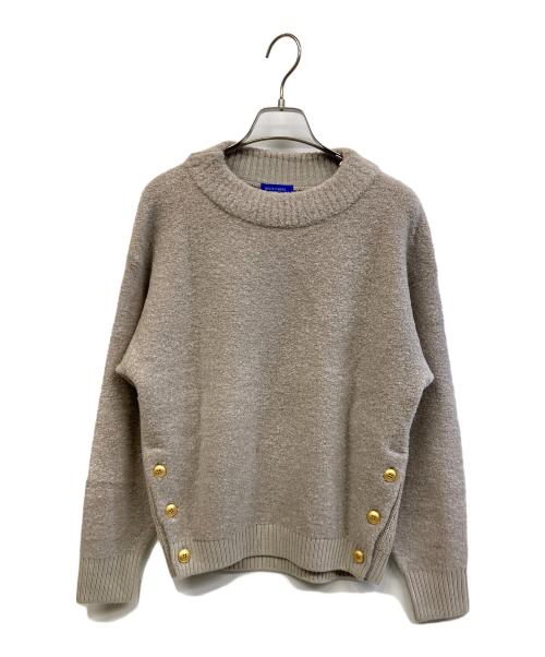 BLUE LABEL CRESTBRIDGE（ブルーレーベルクレストブリッジ）BLUE LABEL CRESTBRIDGE (ブルーレーベルクレストブリッジ) 厚手ニット ベージュ サイズ:38の古着・服飾アイテム