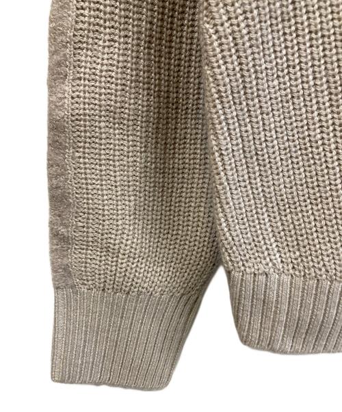 BLUE LABEL CRESTBRIDGE（ブルーレーベルクレストブリッジ）BLUE LABEL CRESTBRIDGE (ブルーレーベルクレストブリッジ) 厚手ニット ベージュ サイズ:38の古着・服飾アイテム