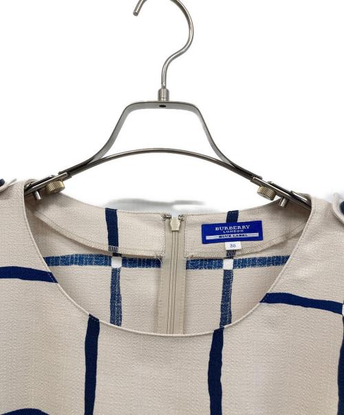 BURBERRY BLUE LABEL（バーバリー ブルー レーベル）BURBERRY BLUE LABEL (バーバリー ブルー レーベル) ワンピース ベージュ×ブラック サイズ:38の古着・服飾アイテム