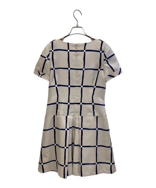 BURBERRY BLUE LABEL（バーバリー ブルー レーベル）BURBERRY BLUE LABEL (バーバリー ブルー レーベル) ワンピース ベージュ×ブラック サイズ:38の古着・服飾アイテム