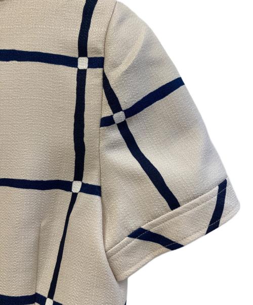 BURBERRY BLUE LABEL（バーバリー ブルー レーベル）BURBERRY BLUE LABEL (バーバリー ブルー レーベル) ワンピース ベージュ×ブラック サイズ:38の古着・服飾アイテム