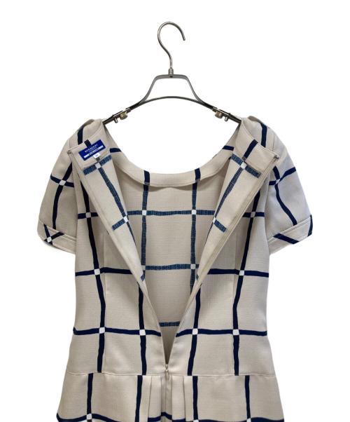 BURBERRY BLUE LABEL（バーバリー ブルー レーベル）BURBERRY BLUE LABEL (バーバリー ブルー レーベル) ワンピース ベージュ×ブラック サイズ:38の古着・服飾アイテム