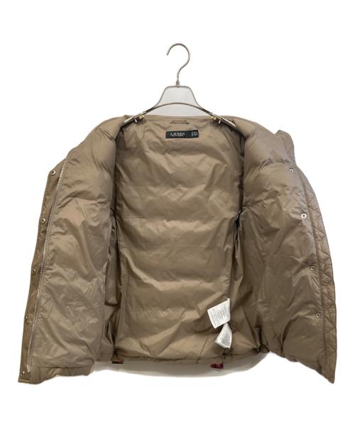 LAUREN RALPH LAUREN（ローレン ラルフ ローレン）LAUREN RALPH LAUREN (ローレン ラルフ ローレン) ダウンベスト ベージュ サイズ:Sの古着・服飾アイテム