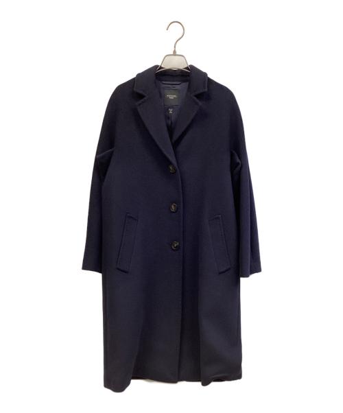 WEEKEND Max Mara（ウィークエンド マックスマーラ）WEEKEND Max Mara (ウィークエンド マックスマーラ) チェスターコート ネイビー サイズ:38の古着・服飾アイテム