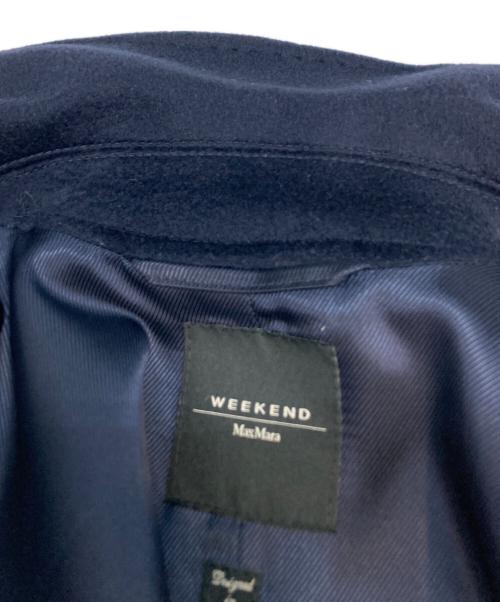 WEEKEND Max Mara（ウィークエンド マックスマーラ）WEEKEND Max Mara (ウィークエンド マックスマーラ) チェスターコート ネイビー サイズ:38の古着・服飾アイテム