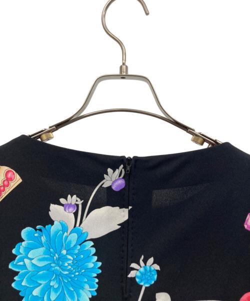 LEONARD FASHION（レオナールファッション）LEONARD FASHION (レオナールファッション) 長袖ワンピース ブラック サイズ:38の古着・服飾アイテム