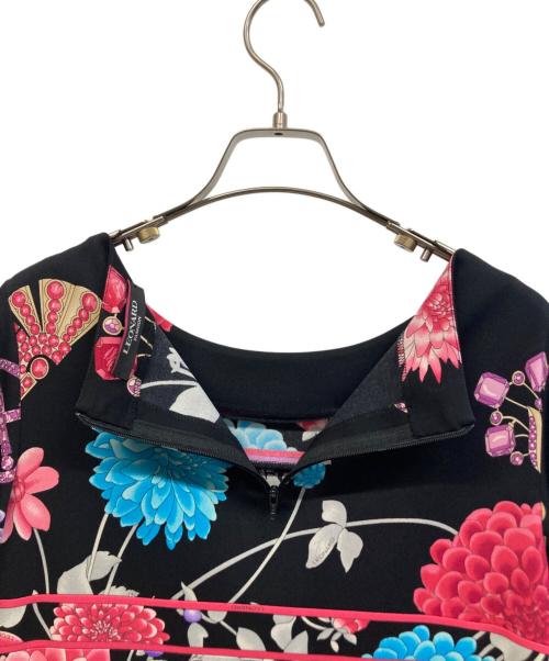 LEONARD FASHION（レオナールファッション）LEONARD FASHION (レオナールファッション) 長袖ワンピース ブラック サイズ:38の古着・服飾アイテム