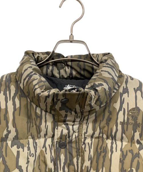 stussy（ステューシー）stussy (ステューシー) ダウンジャケット オリーブ サイズ:Lの古着・服飾アイテム